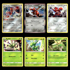 Scizor Holo Card 126.0 Sun Moon Lost Thunder Pokemon Cards Collection Set picture