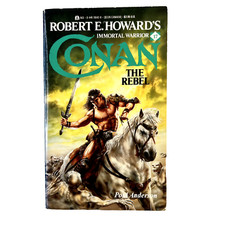 CONAN THE REBEL by Poul Anderson (1988) ACE Fantasy Paperback 1st Print      VGC picture