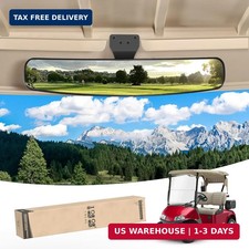 10L0L Universal Adjustable Golf Cart Panoramic Rear View Mirror, Rotatable 270 R picture