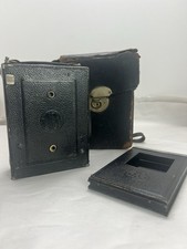 Ica Dresden Compur Vintage Folding Camera W/Zeiss Tessar 3.5 cm Lens & Film Back picture