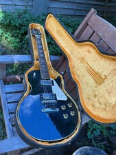 Vintage 1960s 70s Lawsuit Era Les Paul Copy Japan Black Beauty Guitar picture