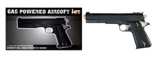 HFC M1911 Tactical Gas Airsoft Pistol – Black – 235–245 FPS picture