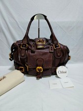 Chloe Paddington Handbag Dark Brown Leather Vintage Y2K picture