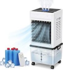 Aire Acondicionado Portatil Con Remoto Tanque De Agua 5.3 Galones Enfriador Aire picture
