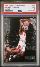 1998-99 Upper Deck Black Diamond Single Michael Jordan PSA 7 #13 picture