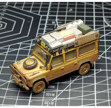 MINI GT 221 Land Rover Defender 110 1989 Camel Trophy Muddy 1/64 picture