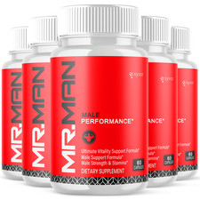 (5 Pack) Mr. Man Advanced Male Pills Mister Man Formula Supplement 300 Capsules picture