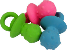 MultiPet Latex Pacifier Dog Squeaker toy Assorted picture