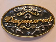 dsquared2 men's Runway Belt And Buckle. Never Worn. Tags. Medium picture