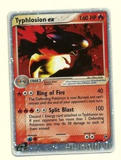 Typhlosion EX #99 - Pokemon EX Sandstorm - Ultra Rare MP picture