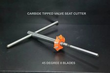BRAND NEW CARBIDE TIPPED VALVE SEAT CUTTER 29 mm 45 deg + ARBOR + STEM 6.43 picture
