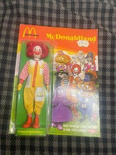 Vintage 1976 Remco Ronald McDonaldland Action Figure - Sealed Unpunched Card picture