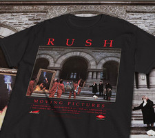 Rush Moving Pictures Vintage Classic Rock Album Graphic T Shirt S-5XL picture