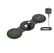 Tron 3 in 1 Foldable Magnetic Wireless Charger - Travel Charging Pad  for Iphone picture