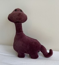 Gund Purple Dinosaur 1986 Plush Stuffed Animal Velvet Dino-Mites Vintage Cute picture