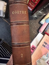 1854 edition of Goethe's Sämmtliche Werke (Complete Works of Johann Wolfgang von picture