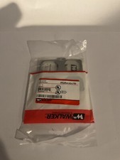 QTY (2) WIREMOLD WALKER M-2DR MULTIPLEX DUAL DUPLEX RECEPTACLE PLATE picture