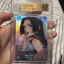 Bandai 2023 One Piece Kingdoms of Intrigue Boa Hancock SP Alt Art BGS 9.5 picture