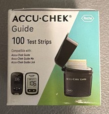 100 Accu-Chek Guide Strips Exp. 2027+ Cosmetic Imperfections picture
