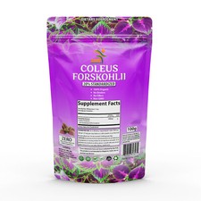 PURE Forskolin Extract Powder Coleus Forskohlii Organic Supplement 100G picture