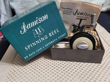 50's  JAMISON 11 Spinning Ultra-light Reel Original Box -Orig Literature  NOS picture
