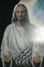 Beth Sweigard PRINCE OF PEACE 24x17 Yeshua Jesus Prayer Shawl Messianic Artwork picture