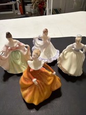 Vintage Royal Doulton Figurine Lot of 4 HN3215 HN3216 HN3219 HN3220 Peggy Davies picture