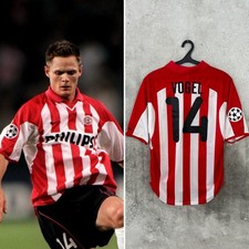 PSV 2000/2002 CHAMPIONS LEAGUE HOME FOOTBALL SHIRT #14 VOGEL NIKE JERSEY SIZE M picture