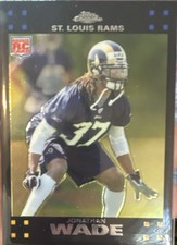 Topps 2007 Topps Chrome Jonathan Wade #293 St. Louis Rams Rookie picture