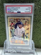 2023 Topps Chrome Miguel Cabrera Superfractor 1/1 #164 PSA 10 Tigers picture