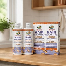 NEW Mary Ruth’s Women’s Hair Growth MAX Lipsomal With Lustriva 15.22oz LOT OF 2 picture