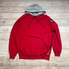Vintage 90s Ralph Lauren Polo Hi Tech Red Hoodie Adult XL Pullover Sweatshirt picture