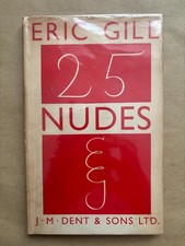 Eric Gill 25 Nudes 1950 first edition UK Dent 1st/2nd life drawings prints picture