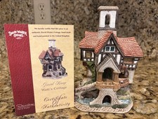 David Winters Cottages Collectors 1999 Watt's Cottage Original Box Mint  Signed picture