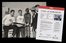 IRON HORSE 1938 All-America Yankees  LOU GEHRIG Vintage PSA/DNA Type 1 Photo picture