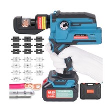 AMZCNC Electric Hydraulic Cable Lug Crimping Tool, 12 AWG to 2/0 AWG Terminal... picture