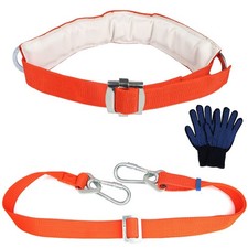 TT TRSMIMA Safety Belt with Adjustable Lanyard - Tree Climbing Orange picture
