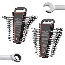 Uimoso 26-Piece Ratcheting Wrench Set for SAE and Metric Repairs picture