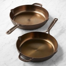 Made In Seasoned Cast Iron Skillet Set-williamssonoma|34601 picture
