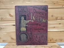 1901 Dante's Inferno Gustave Dore Illustrated Antique Book Cary Thompson Thomas picture