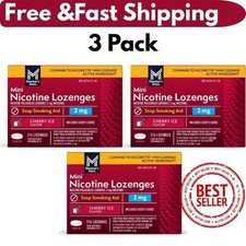 3 Pack Member’s Mark Nicotine Mini Lozenge Cherry 2 MG . 216 ct. picture