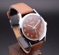 Oris Vintage Hand Winding Mechanical 17 Jewels Men's Wrist Watch - Swiss Made picture