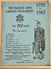 The 79th NEWS the Journal of the Queen`s Own Cameron Highlanders April 1943 picture