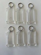 Vintage Hertz #1 Acrylic Key Fob Keychain Lot of 6 – Hawaii – Rental Car Memorbe picture