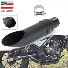 Shorty Exhaust Muffler Slip On Pipe For Honda Rebel CMX 300 500 1100 2017-2025 picture