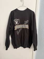 Vintage Los Angeles Raiders Sweatshirt Mens 2XL Black Trench picture