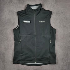 Kuiu Peloton 240 Vest Mens Large Black Full Zip Grid Fleece Hiking Hunting picture