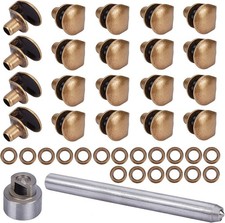 PH PandaHall 20 sets Boot Hooks Brass Shoes Eyelets Buckles Boot Lace Hooks P... picture