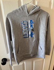 NWT OuterStuff Detroit Lions NFL Youth Kids Pullover Hoodie Sweatshirt L picture