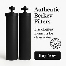 Berkey BB9-2 Authentic Black Purification Elements Water Filter Replacement New picture